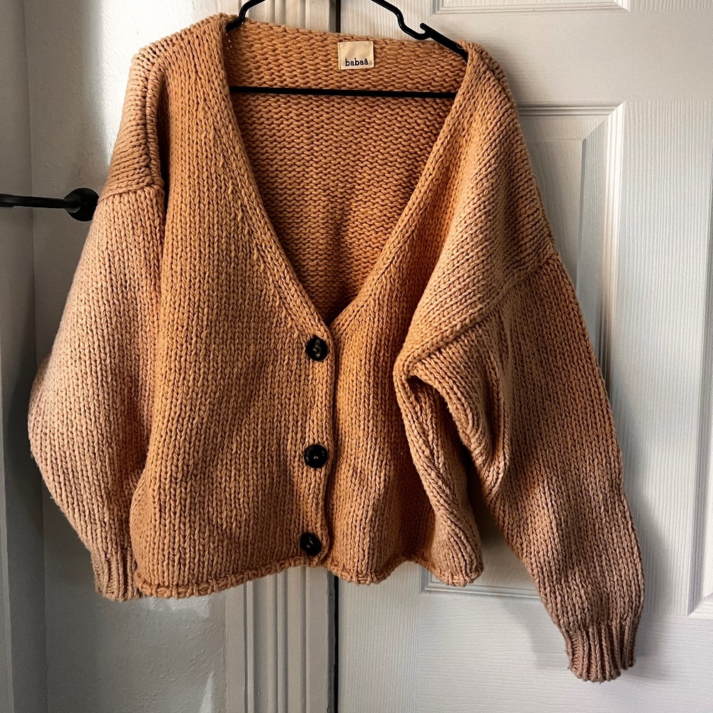 Babaa cardigan no 57 in Rose